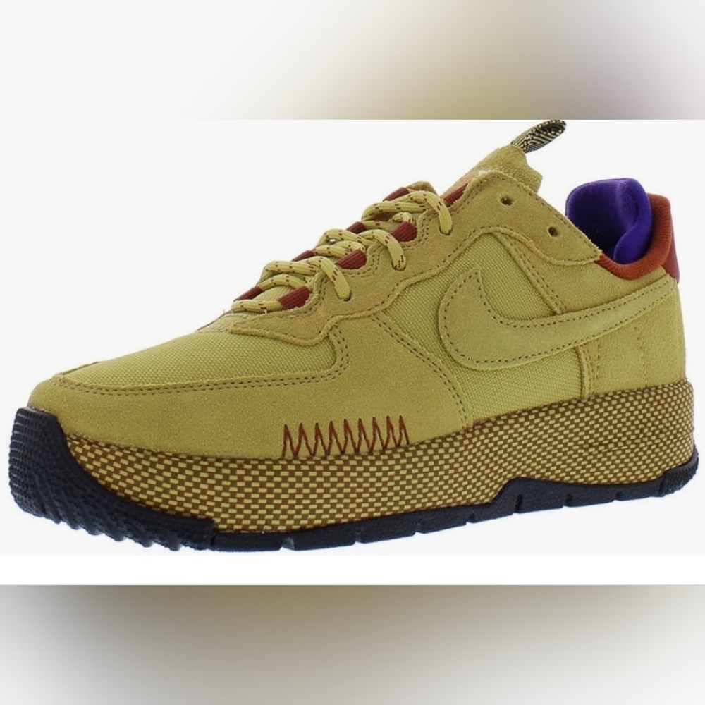 Nike Women's Air Force One Mustard and Purple